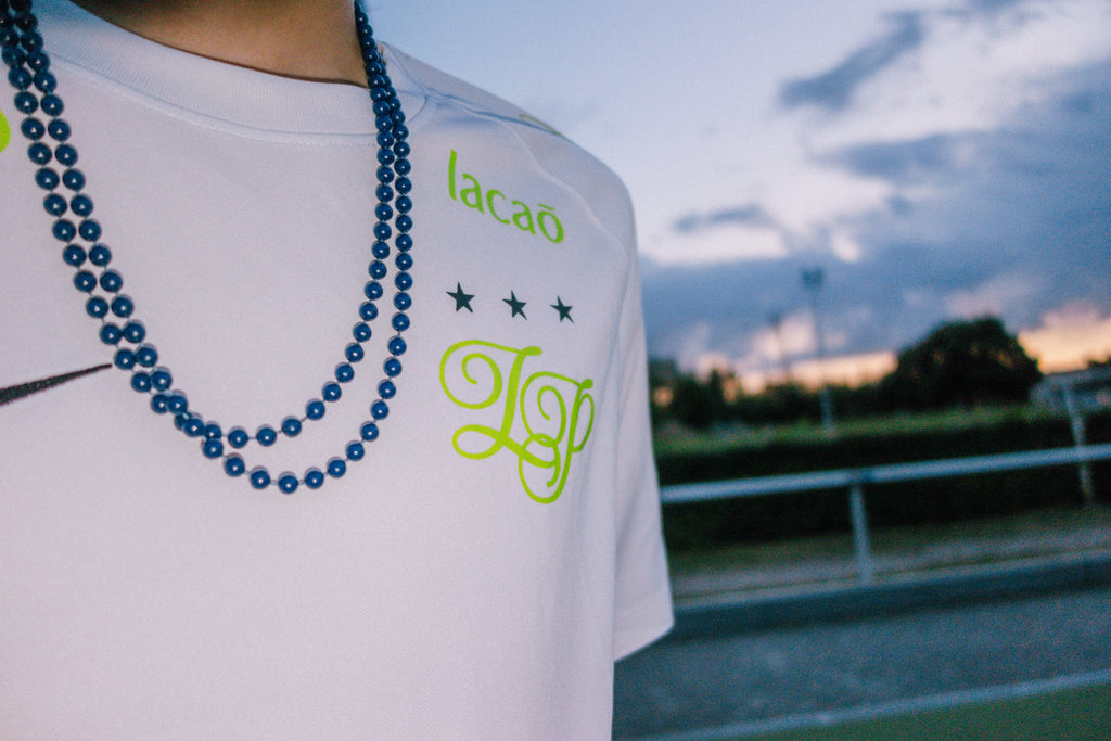 LAPLACE SELECAÕ JERSEY WHITE / LIME GREEN