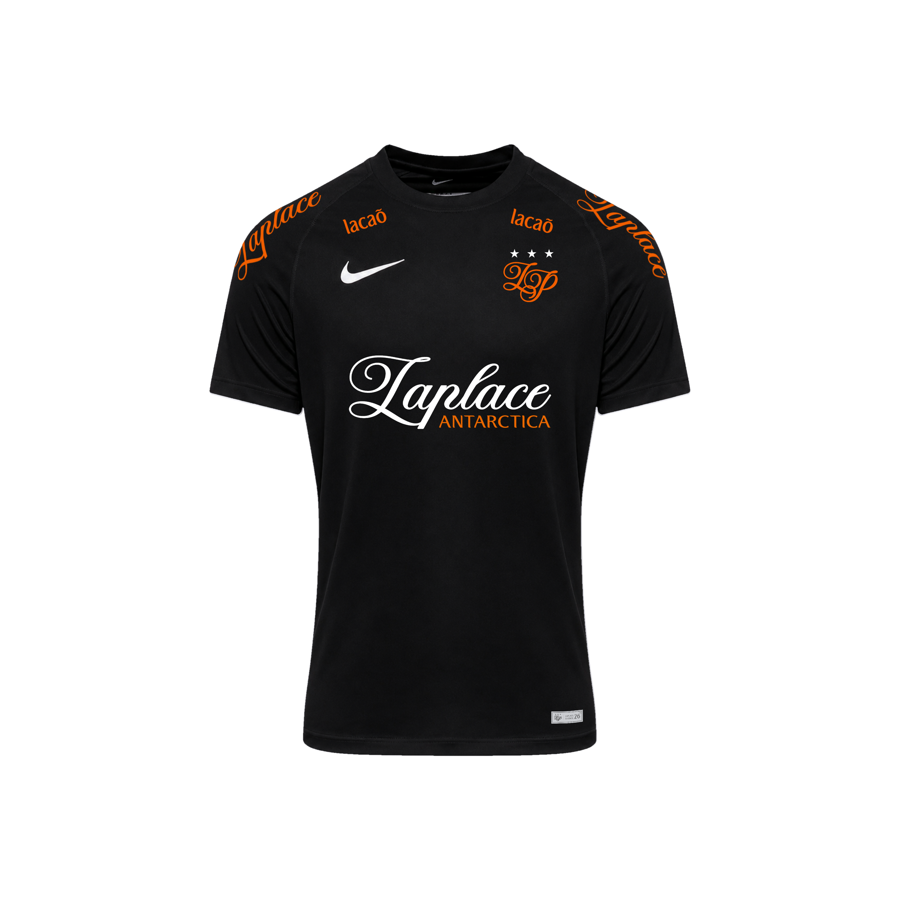 LAPLACE SELECAÕ JERSEY BLACK / ORANGE